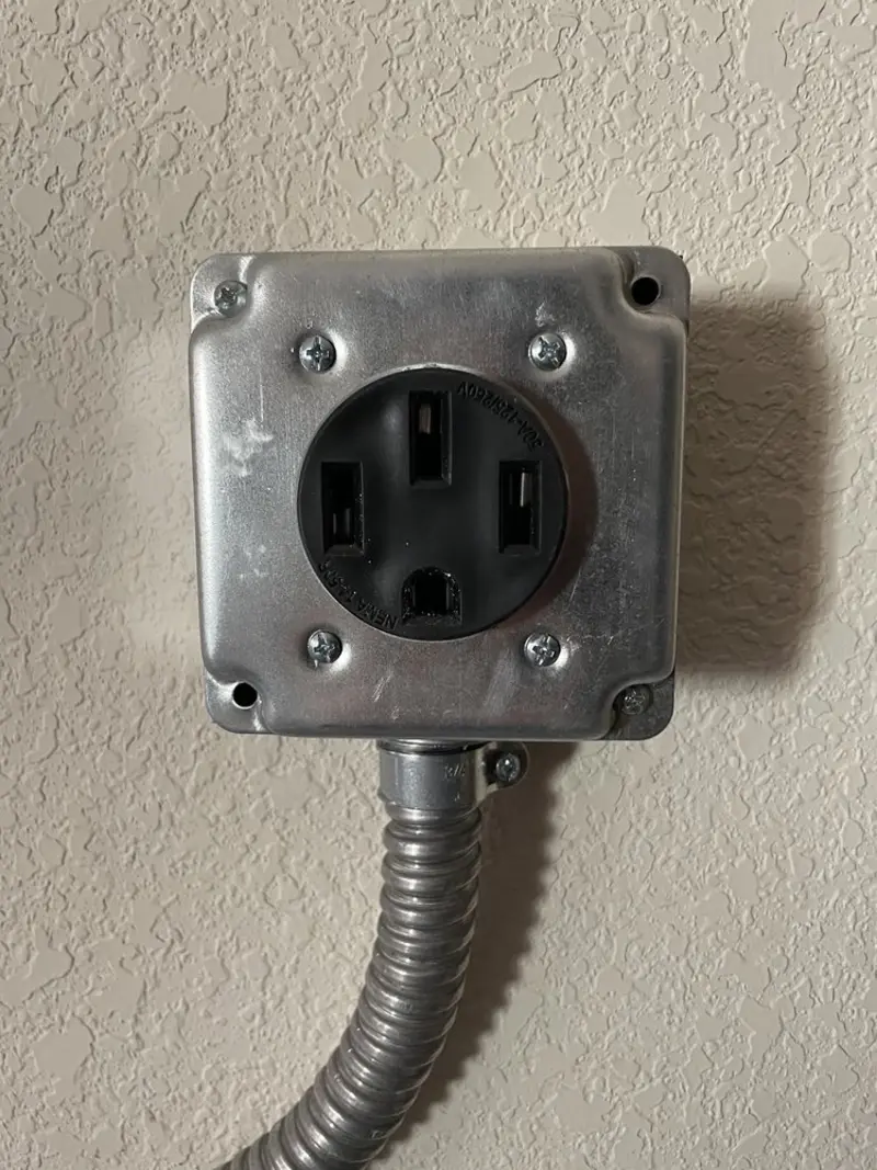 NEMA 14-50 outlet installed for Smart Home Electrical in Richlands